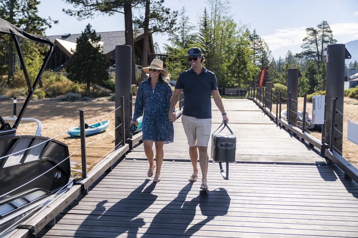 Mastercraft lunch on the lake at Edgewood Tahoe Resort